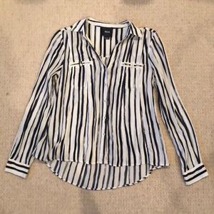 Maeve Striped Button Up